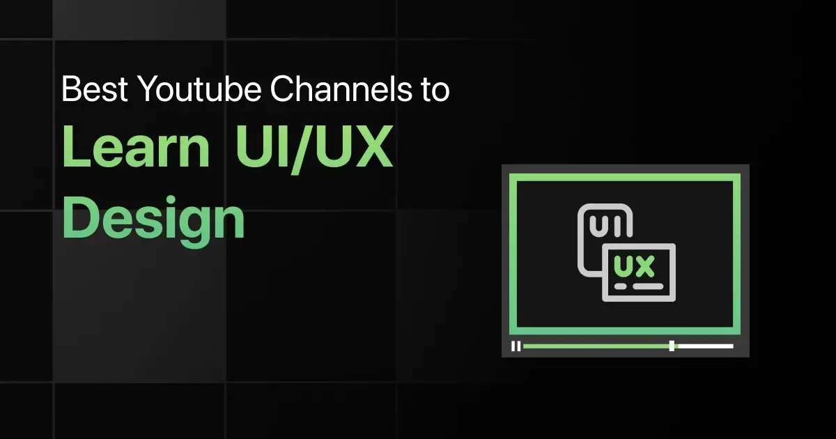 Best YouTube Channels to Learn UI/UX Design