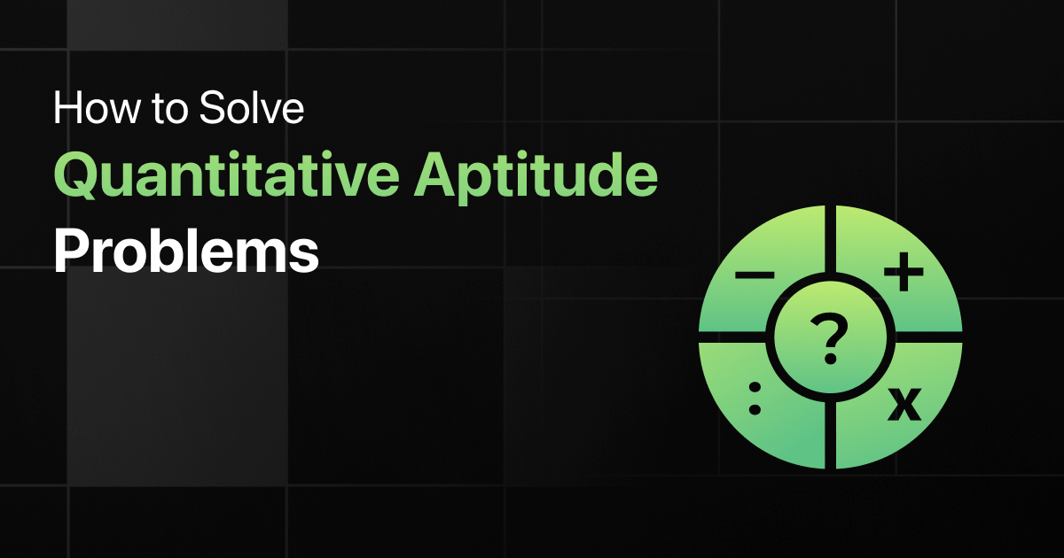 Quantitative Aptitude Cheat Sheet