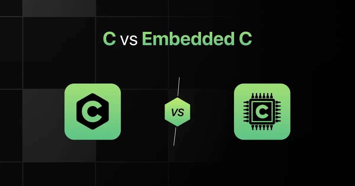 C vs Embedded C: Key Differences