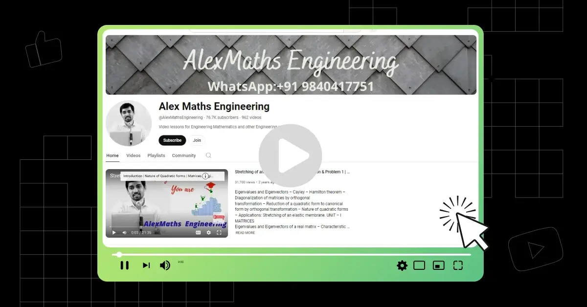 alex maths engineering